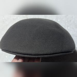 Country Gentleman London 100% Wool Grey Flat Cap Ivy Hat, NWT